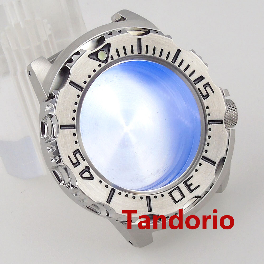 42mm AR Sapphire Crystal Watch Case for NH34 NH35A NH36 200M Monster 3.8 o’clock