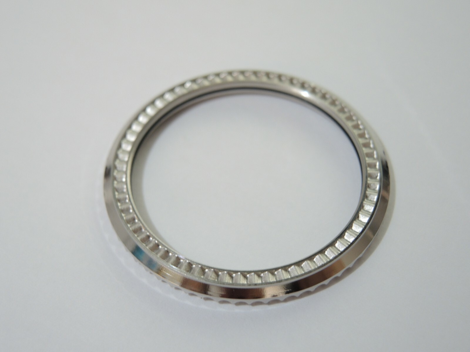 NEW STAINLESS ROTATING BEZEL SUBSTYLE LARGE DIVERS 10BAR SKX031-033 (7S26-0040)