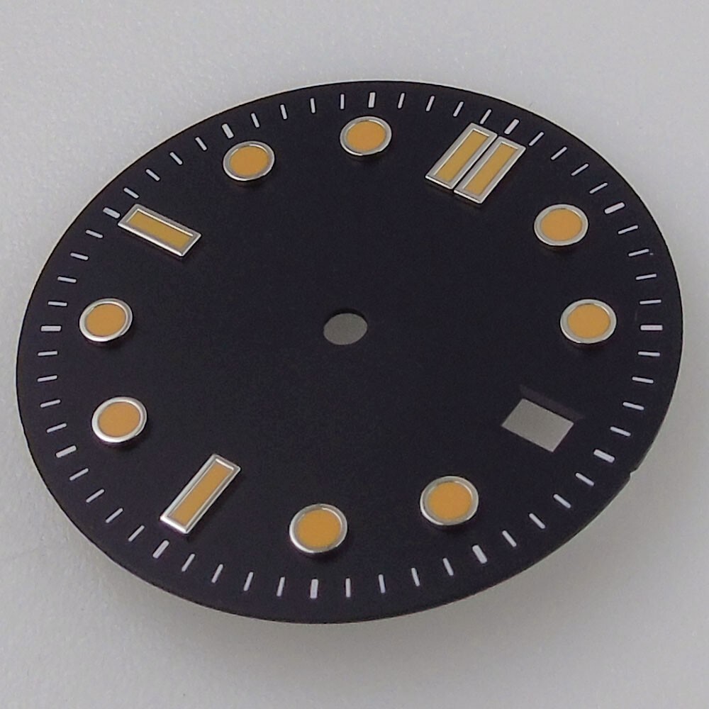 Green Lume Mod White 31mm NH35 Watch Dial Face fit NH35 NH36 Movement Watch Part