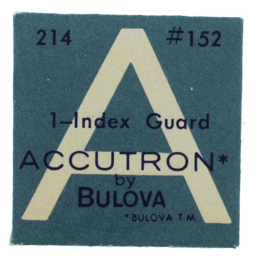 NEW Bulova Accutron 214 Watch Part 152 Index Guard NOS Genuine Repair