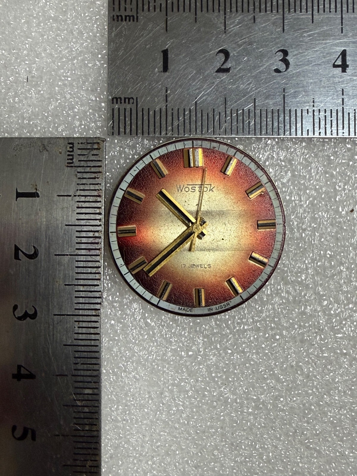Watch movement USSR Vostok Cal.2409A plus Dial.For parts.