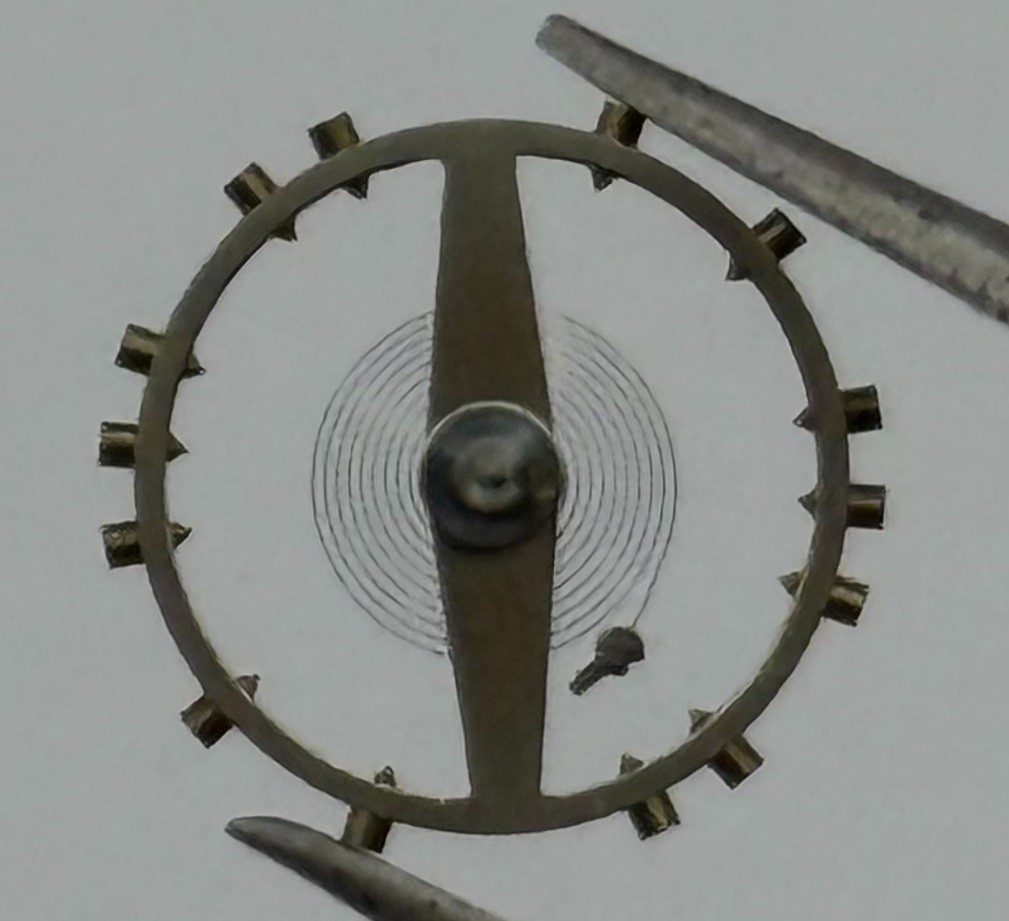 UT 721 N Unitas Balance Wheel Complete Spring 10½-11½’’’ 199/560 Watch Parts NOS