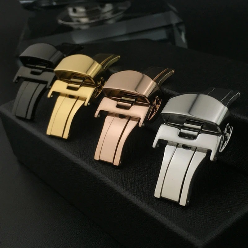 Watch Deployant Clasp | Stainless Steel Butterfly Deployment | 16mm 18mm 20mm