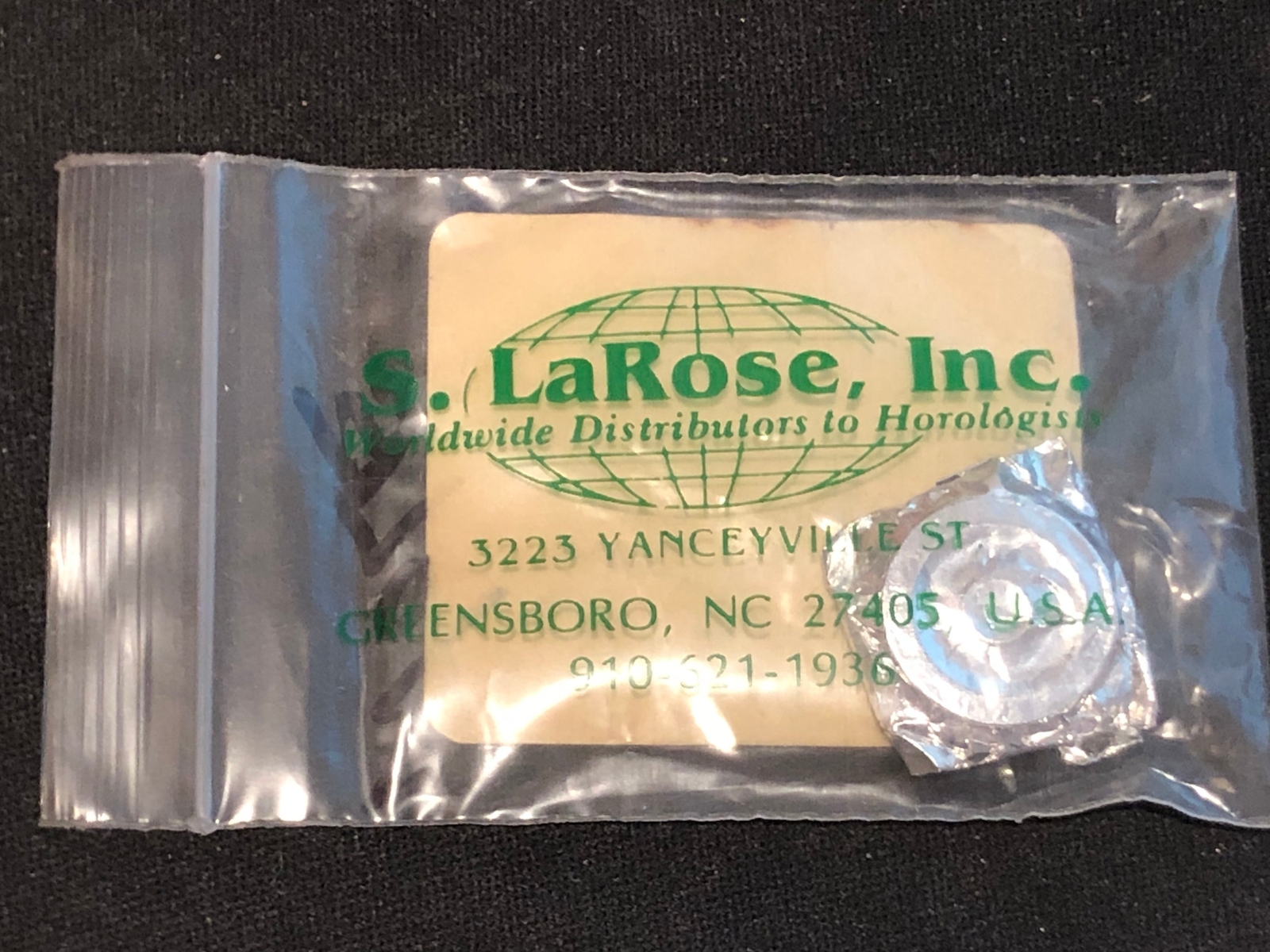 Waltham 18s Mainspring Factory No. 2222 from S. LaRose – Alloy