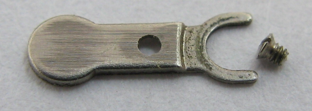 Bulova watch part 11ALAC 11BLAC … oscilating weight lock / gib + screw