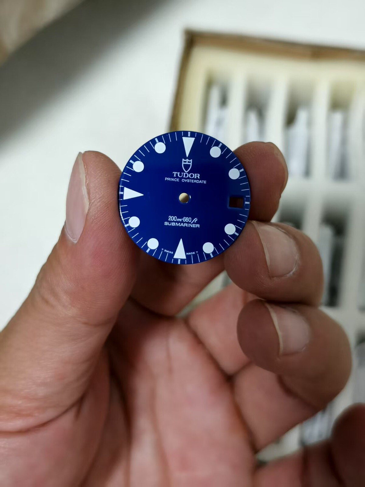 Vintage T 79090 Glossy Blue Dial,26mm,2824 Feet, Without Lume