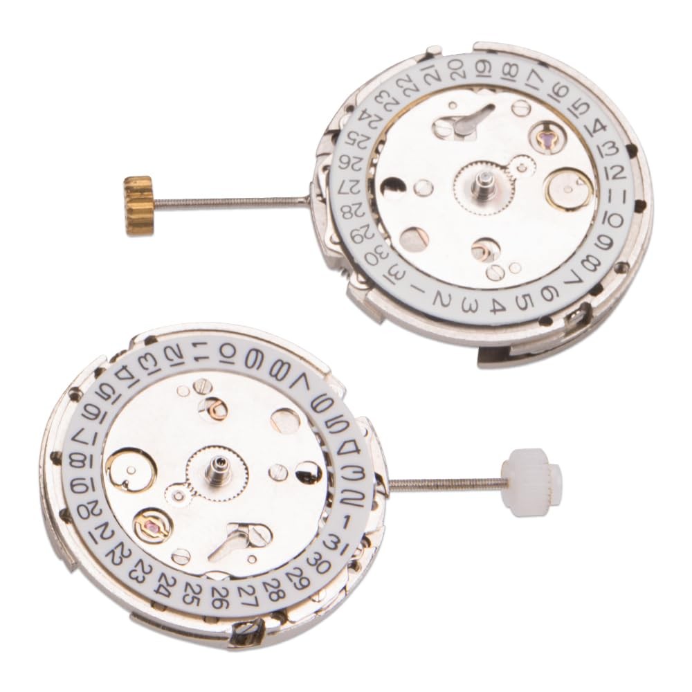 KOOBOOK Automatic Mechanical Watch Wrist Movement Day Date Medium, Silver