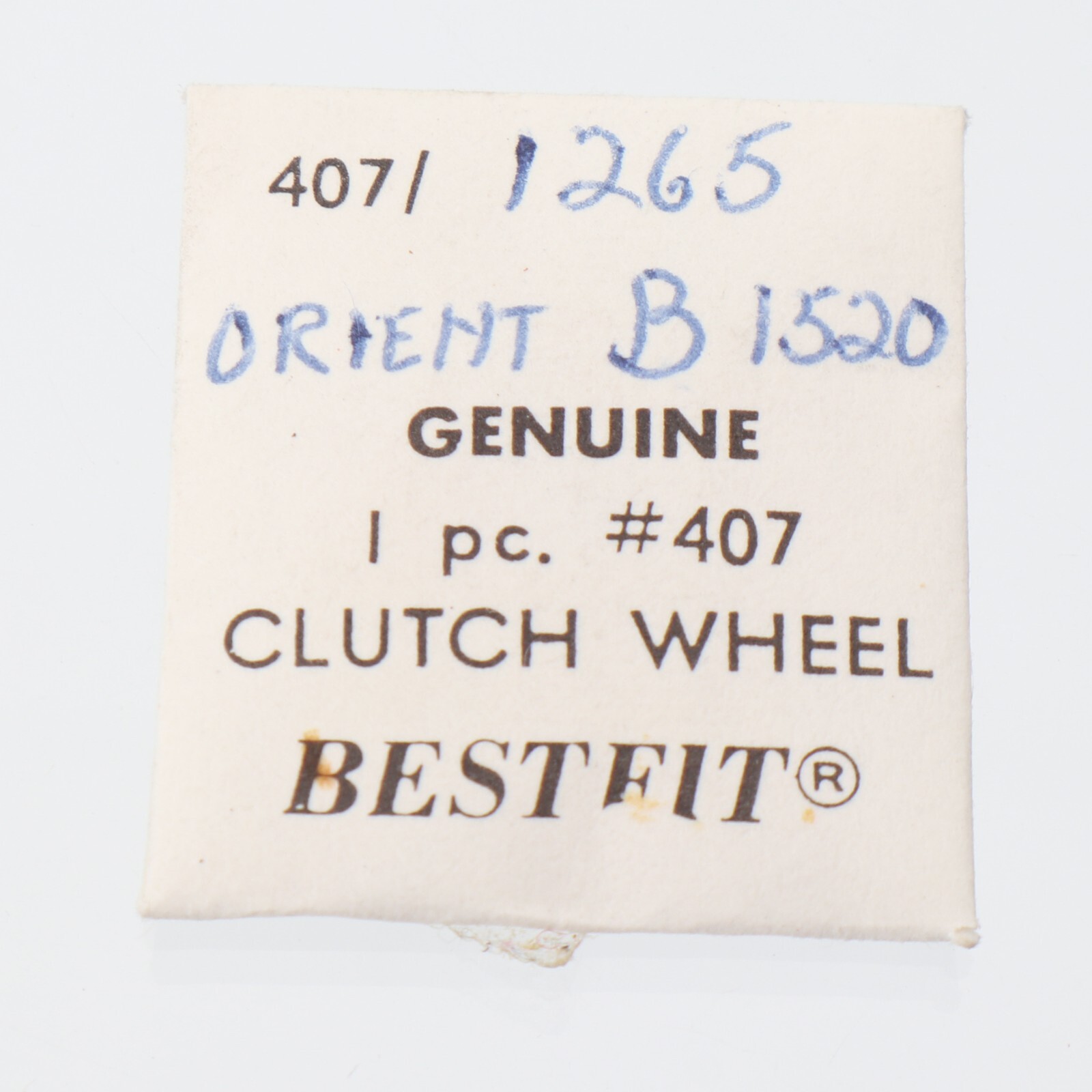 Genuine Orient 8BA, B1520 Clutch Watch Part #407 New Old Stock 31.121 (G5D13)