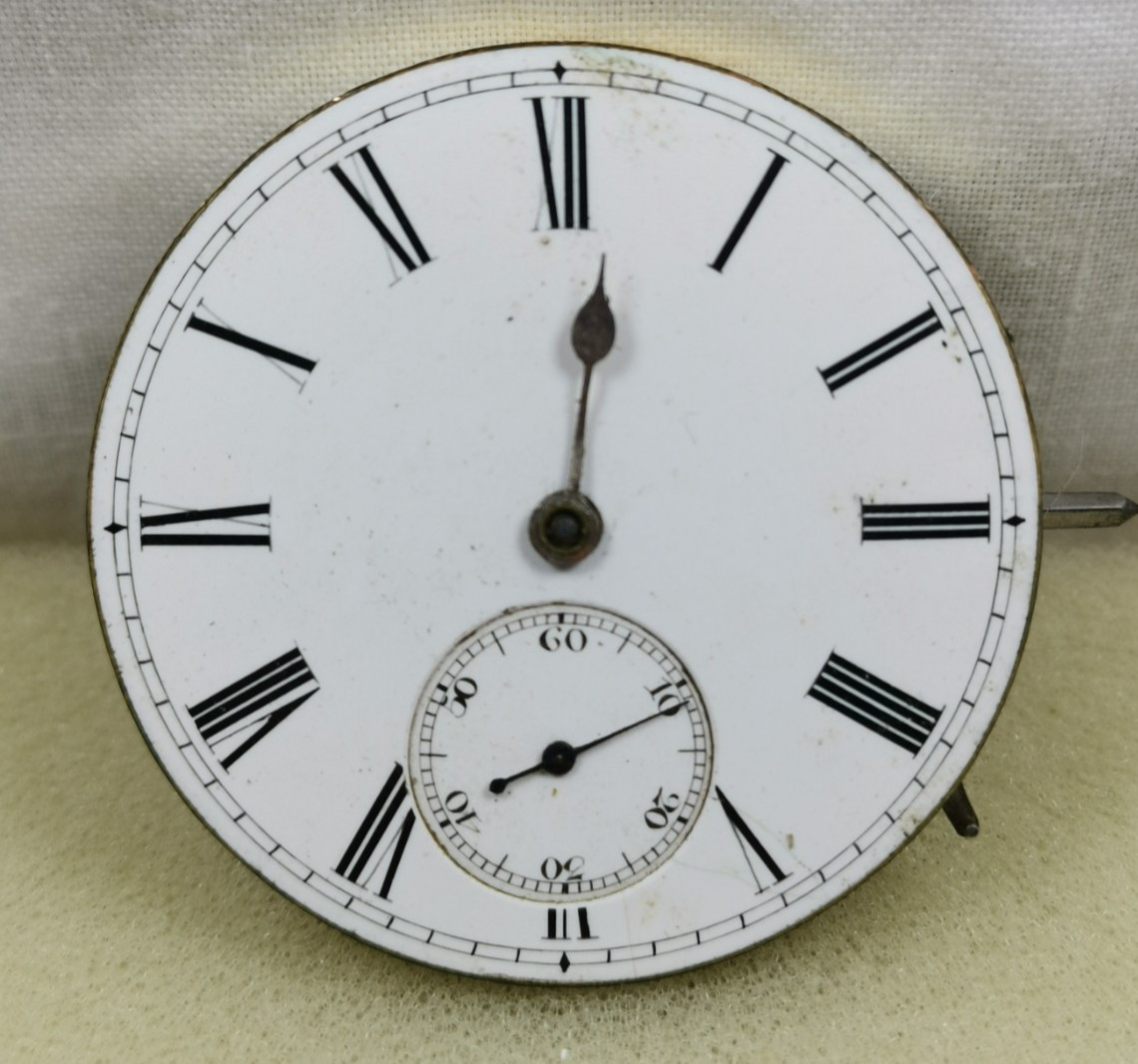 W. Ehrhardt Watch Company London Pocket Watch Movement 41.3 mm Parts/ Repair!