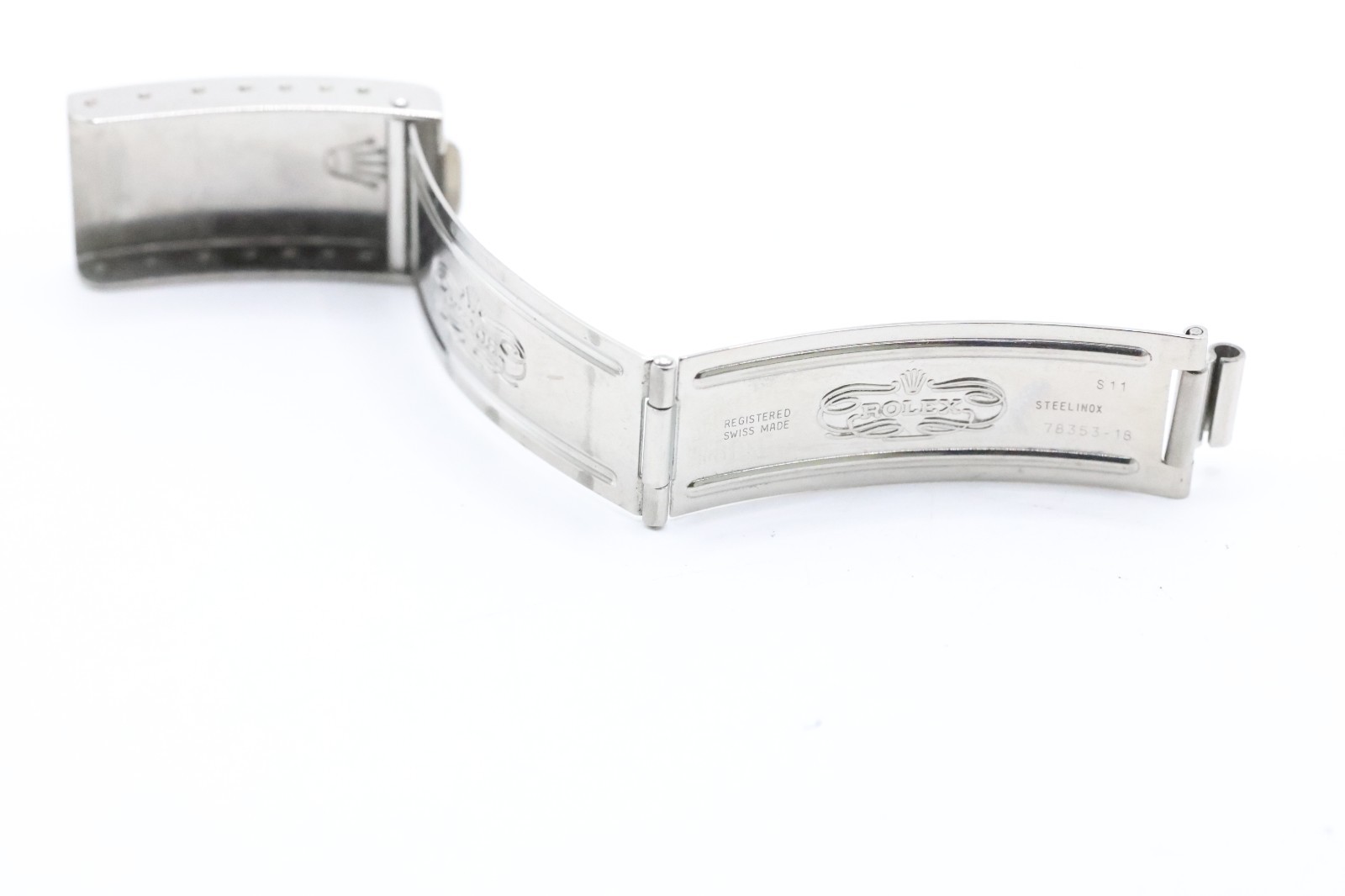 Rolex 78353-18 DT3 Clasp For 14mm Band Stainless Steel & Gold 19mm bracelet #818
