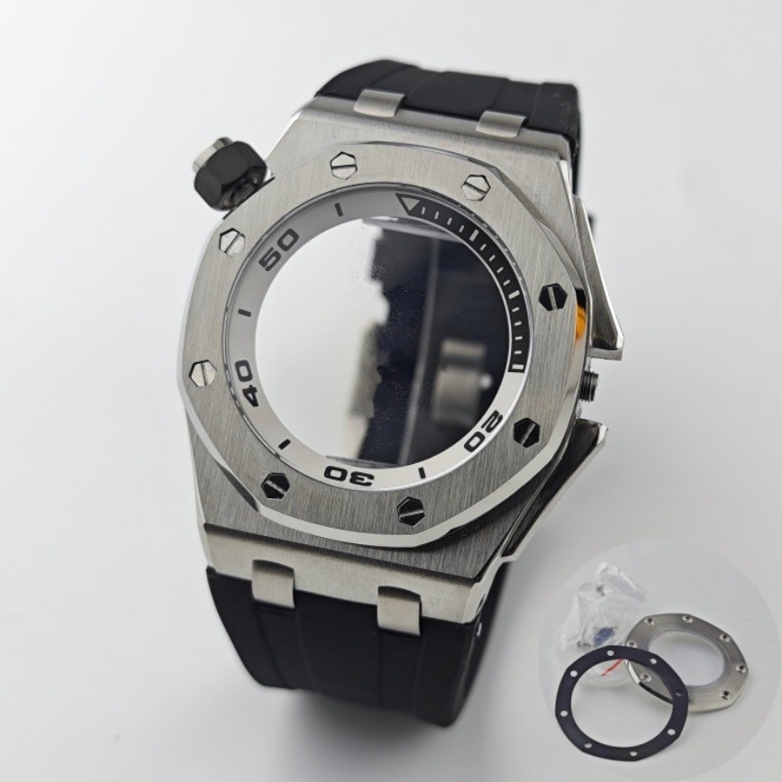 NH35 Dial 30mm Case 42mm Hand Green Luminous for NH35/NH36 Movement Watch Parts