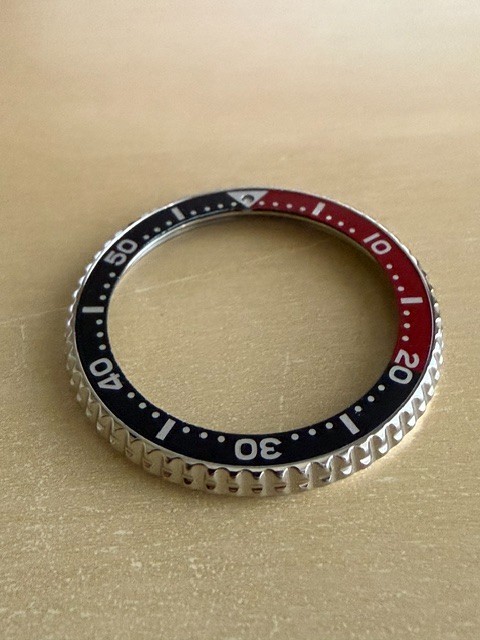 Seiko Rotating Watch Bezel f/ SKX007 SKX009 SKX011 SKX173 SKX175 SKXA35 Blue/Red