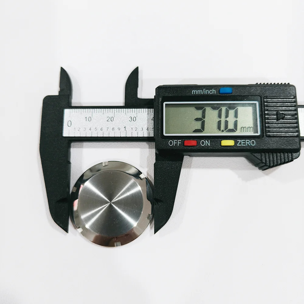 37mm Back Cover Stainless Steel Moon Pattern Bottom Cover For VK63 Watch Parts