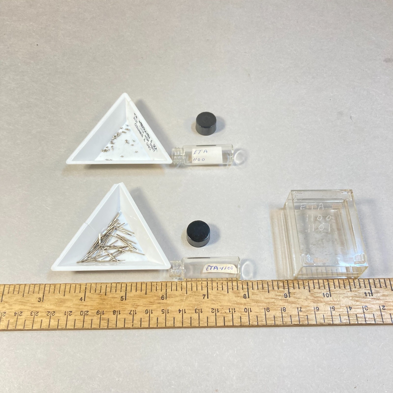 Vintage ETA Watch Parts Winding & Balance Stem 1100 Replacement Parts