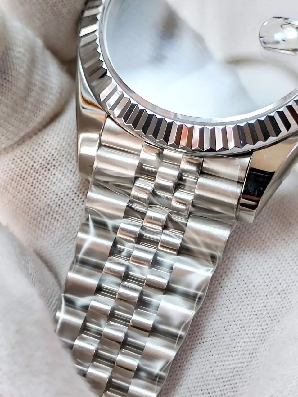 41mm Stainless Steel Watch Case With Band Kit for DJ 2824 3235