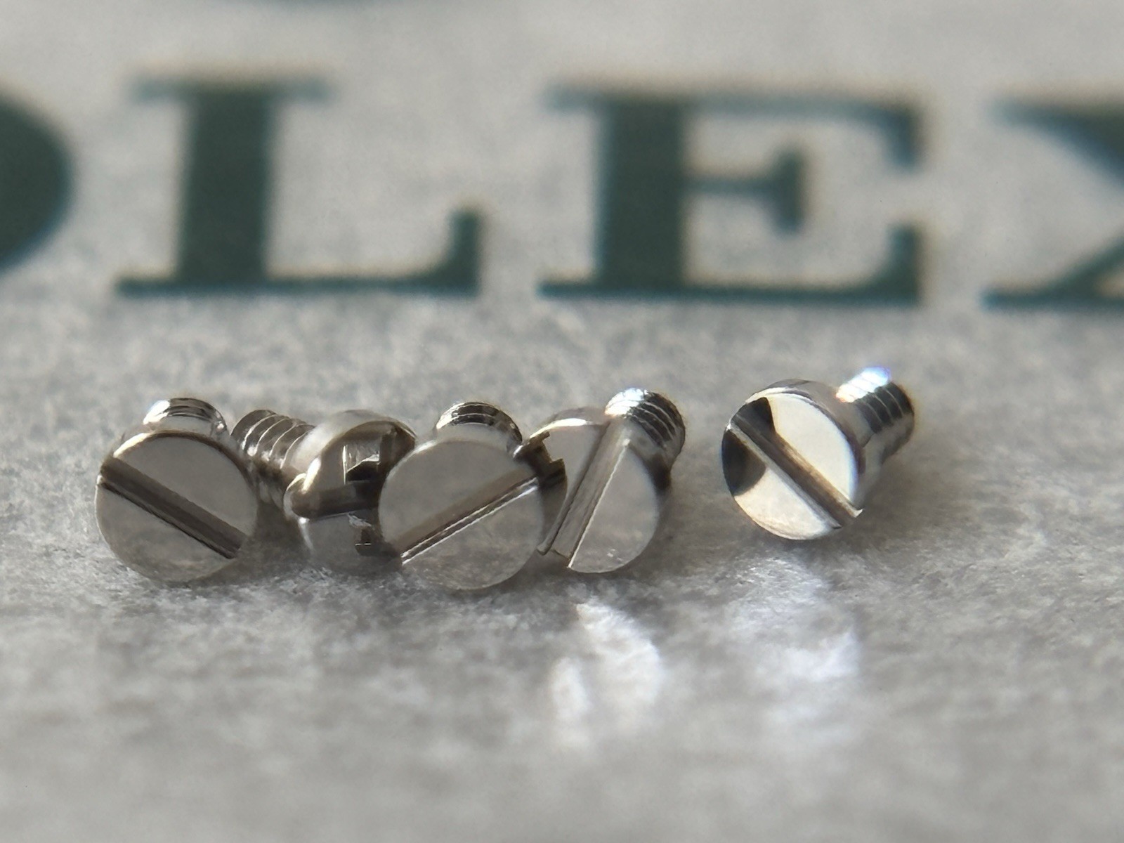 Genuine Rolex Cal: 3135 5110 Screws For Bridges New Old Stock