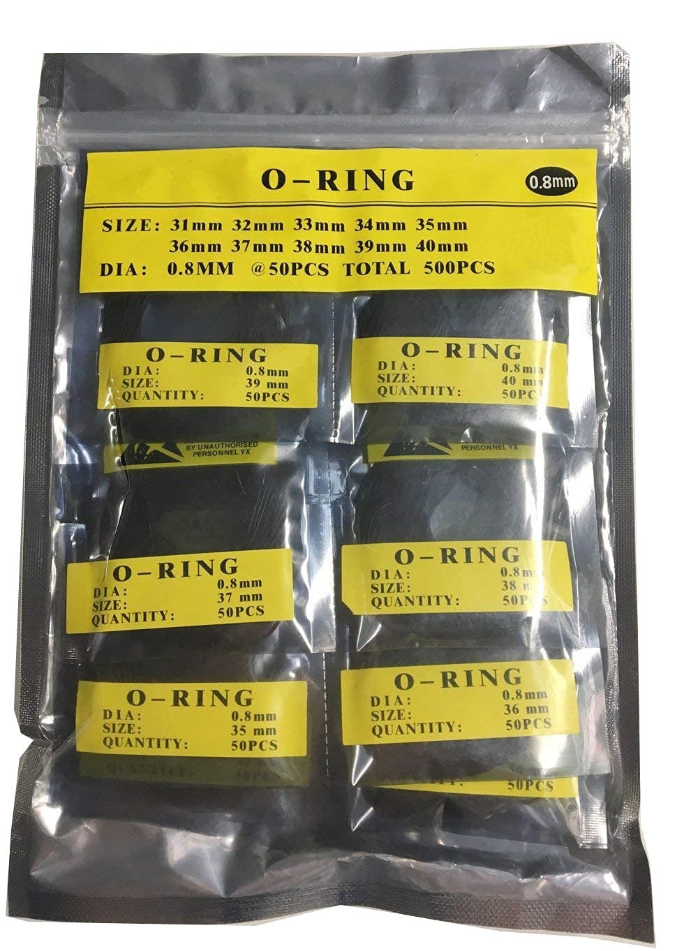 Replacement Watch O-Ring Back Gasket Seal Washers Set – Rubber Gaskets Kit (31-4