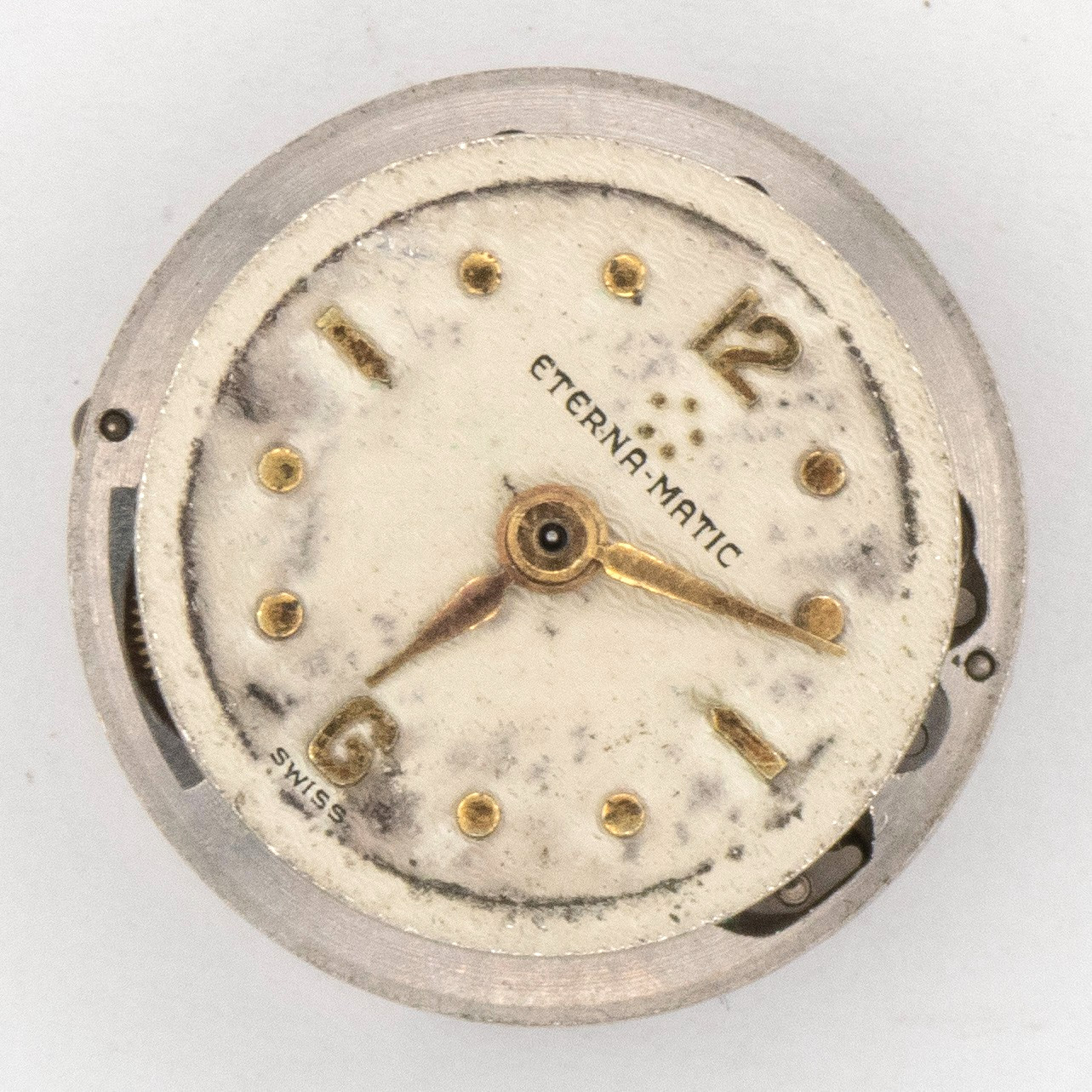Vintage Eterna Matic Caliber 1402 17-Jewel Automatic Wristwatch Movement
