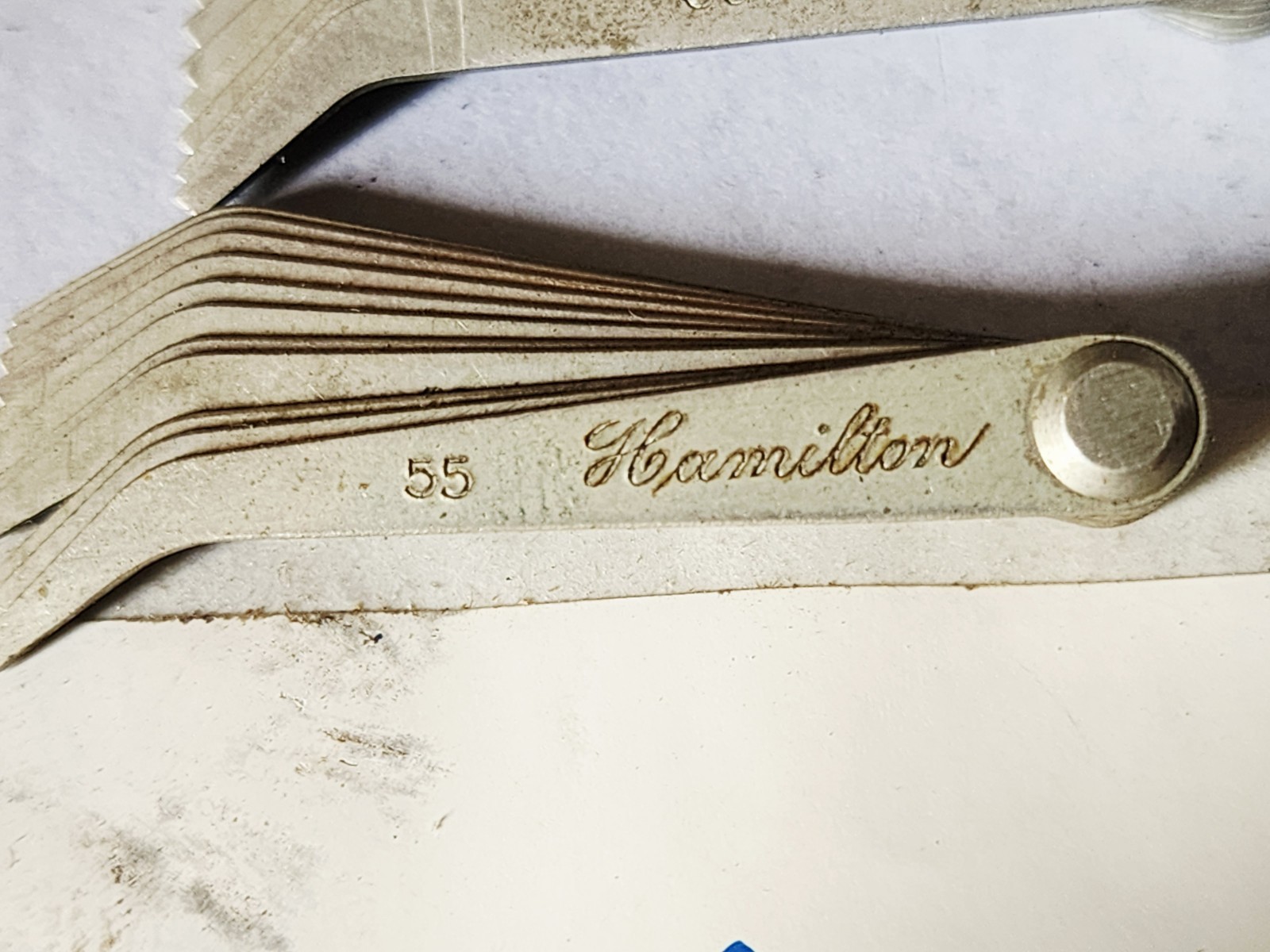 Elgin 60, Hamilton 55 Watch Repair Thickness Gauge