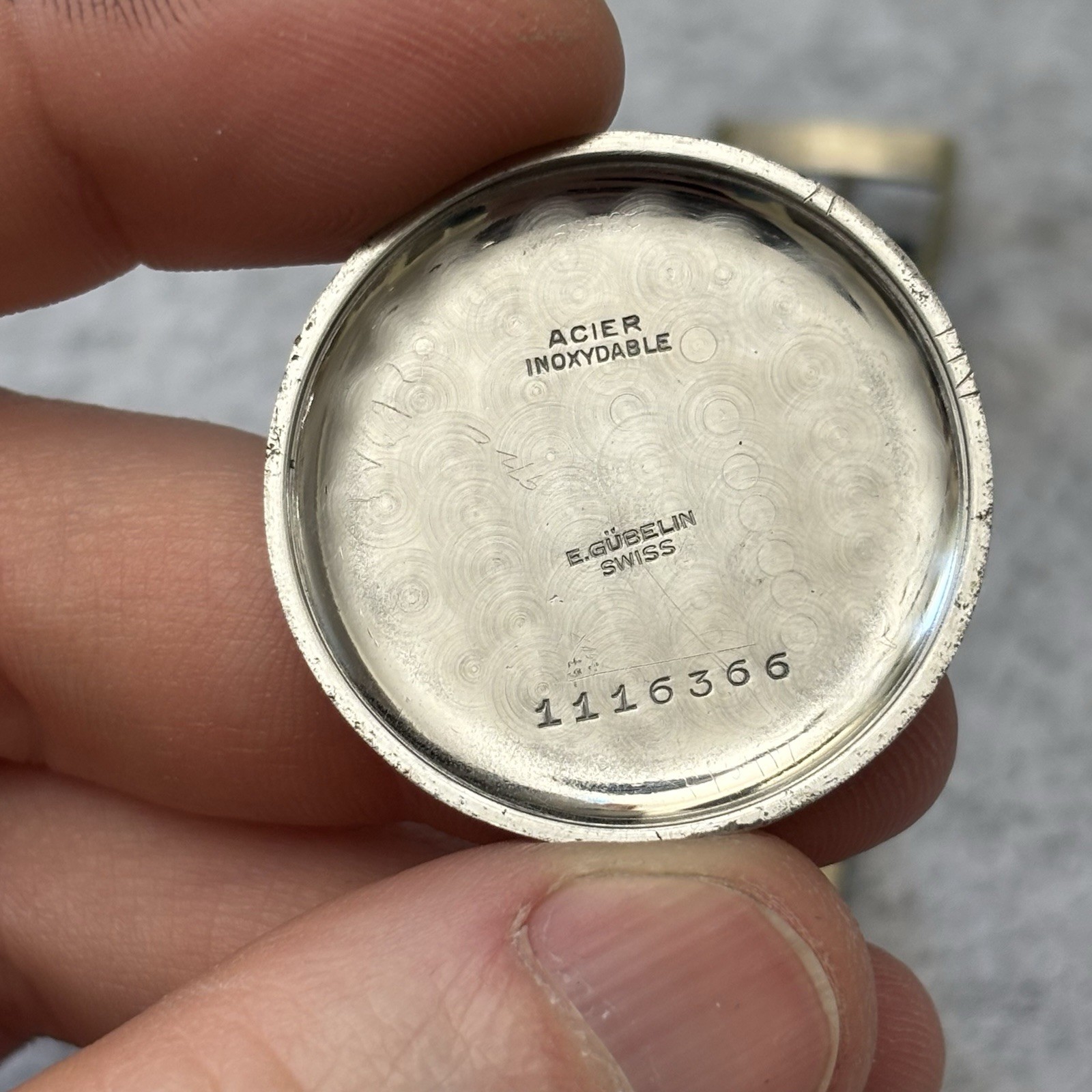 Vintage Gueblin Manual Intl. Watch Co 33mm IWC Calatrava Cal 83 Stainless – Runs