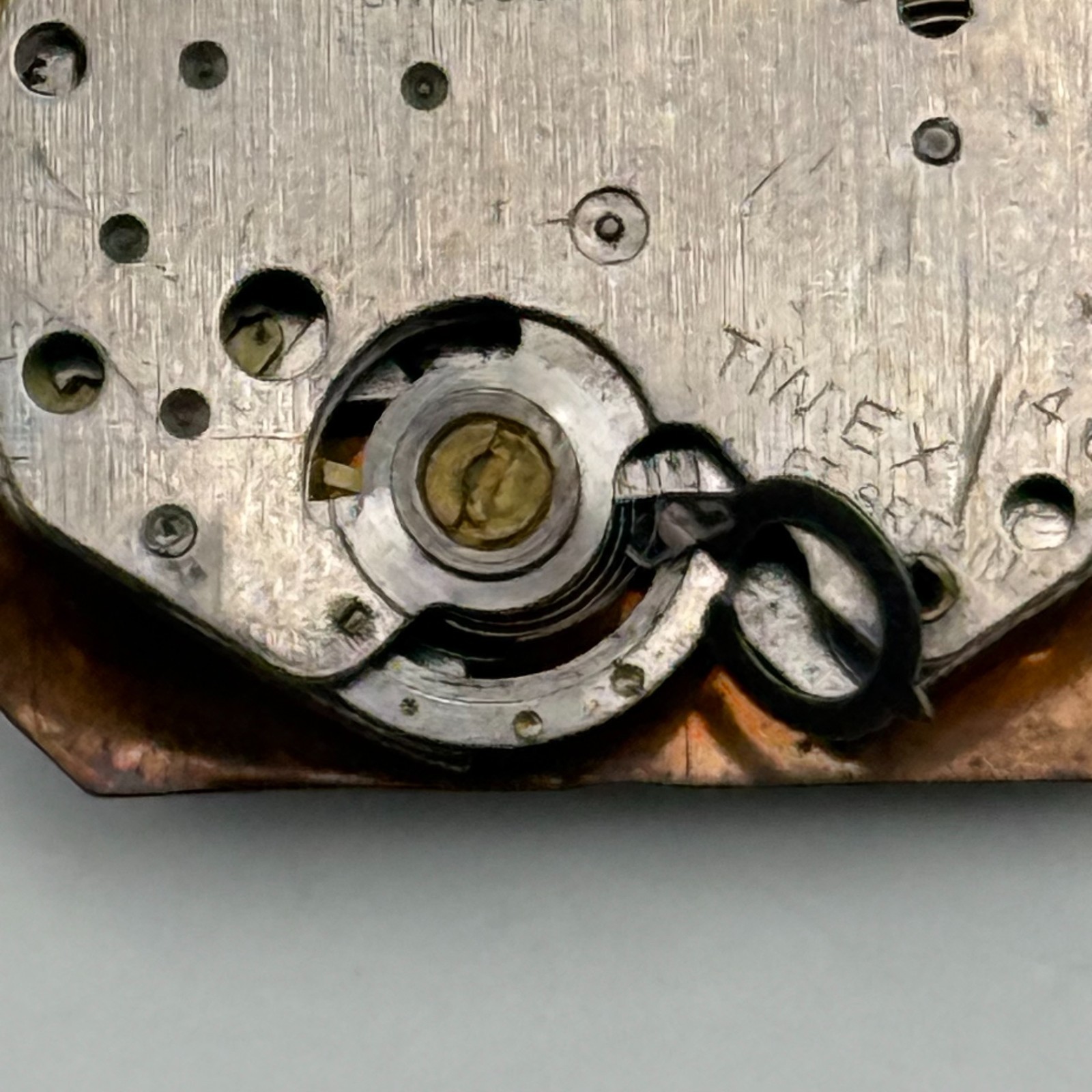 Timex 482 Watch Movement Great Britain 0 Jewel Manual Wind Parts Repair 18.1mm