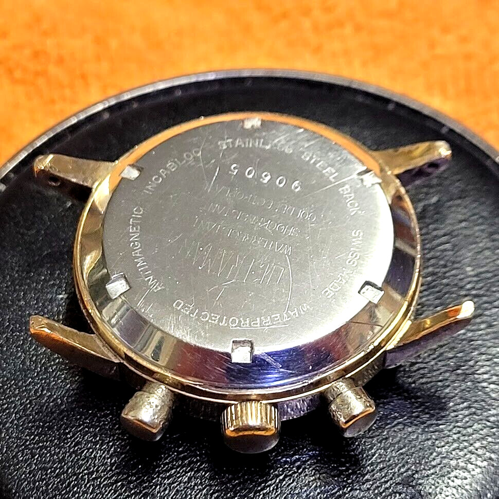 🔥🔥 Very.. Very Rare! & Vintage! ULTRAMAR – WARNER LAMBERT 10 K GF, Wristwatch!