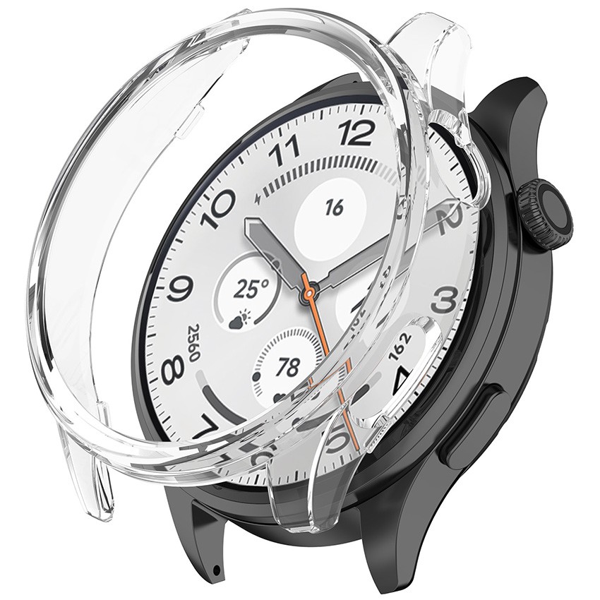 Semi-Enclosed Cover Case PC Skeleton Bumper Scratch Resistant for Xiaomi Watch 5