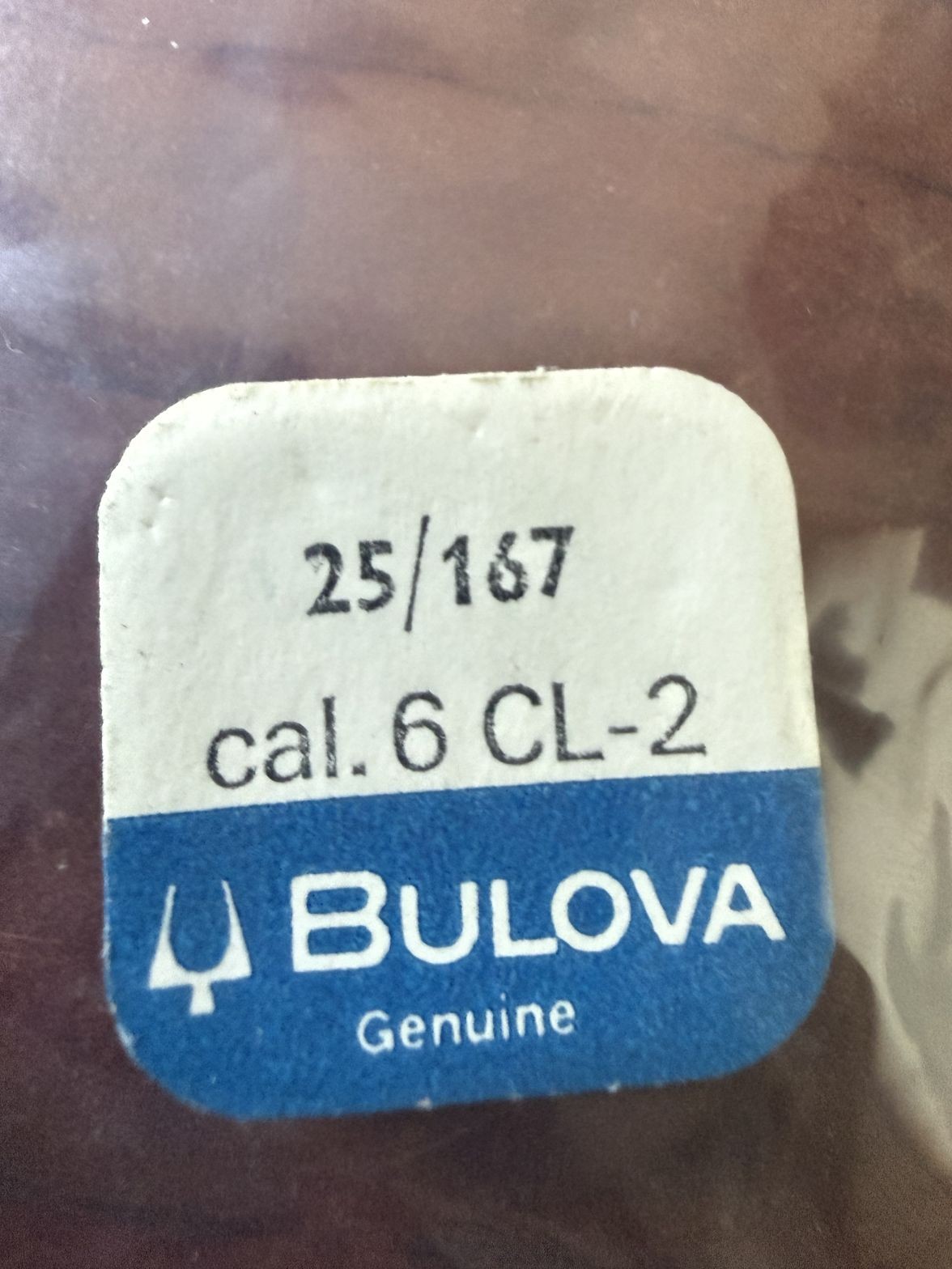Bulova 6CL-2 Watch Part #25/167 NOS Genuine Vintage Watch Part New Old Stock
