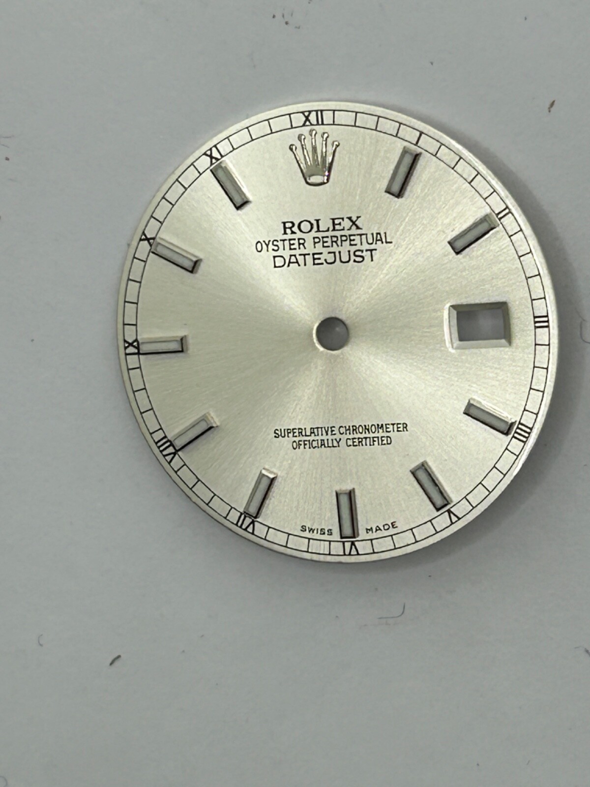 NEW Original Rolex Datejust 116200 Silver Dial with Roulette Date from 2019