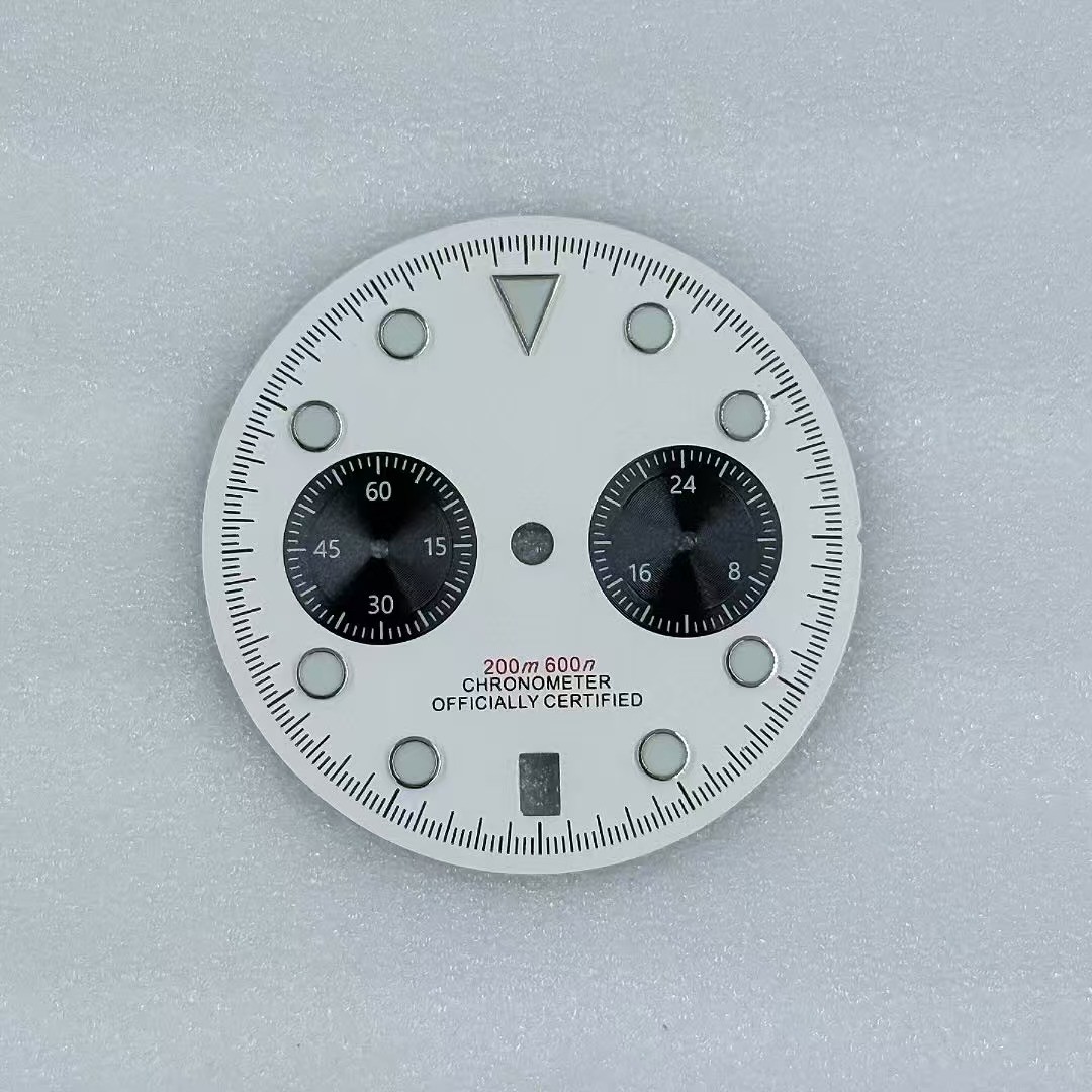 32.5mm VK64 Dial Green High-luminous Suitable for VK63/VK64 Movement Watch Parts
