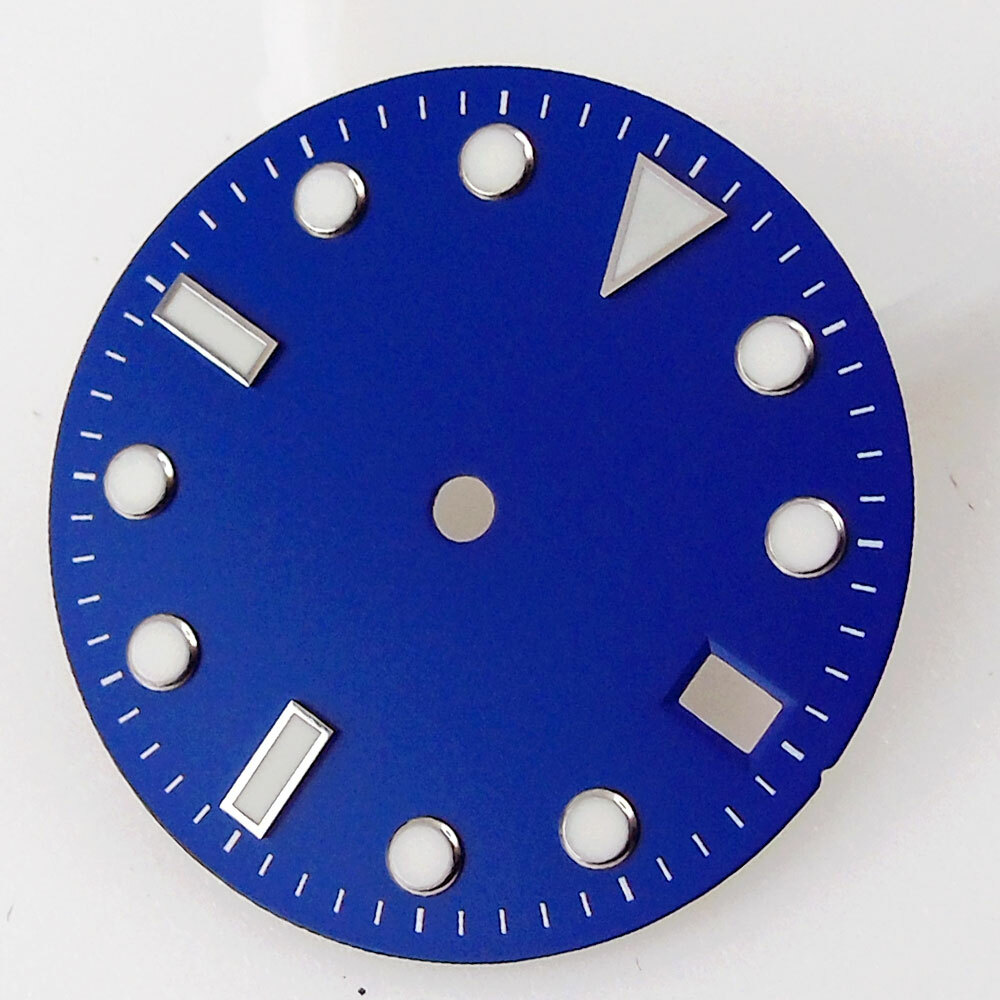 28.5mm Watch Dial For NH35/ETA 2824/Miyota 8215/DG 2813/ST 1612 Black/White/Blue
