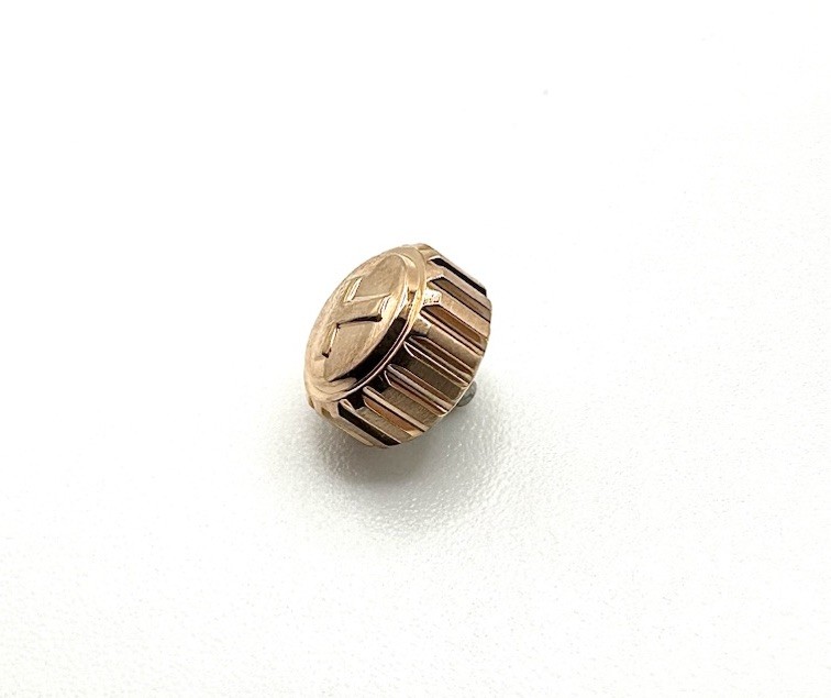 New Genuine Tissot 7.5mm Rose Gold Pink Color Screw down Crown Part