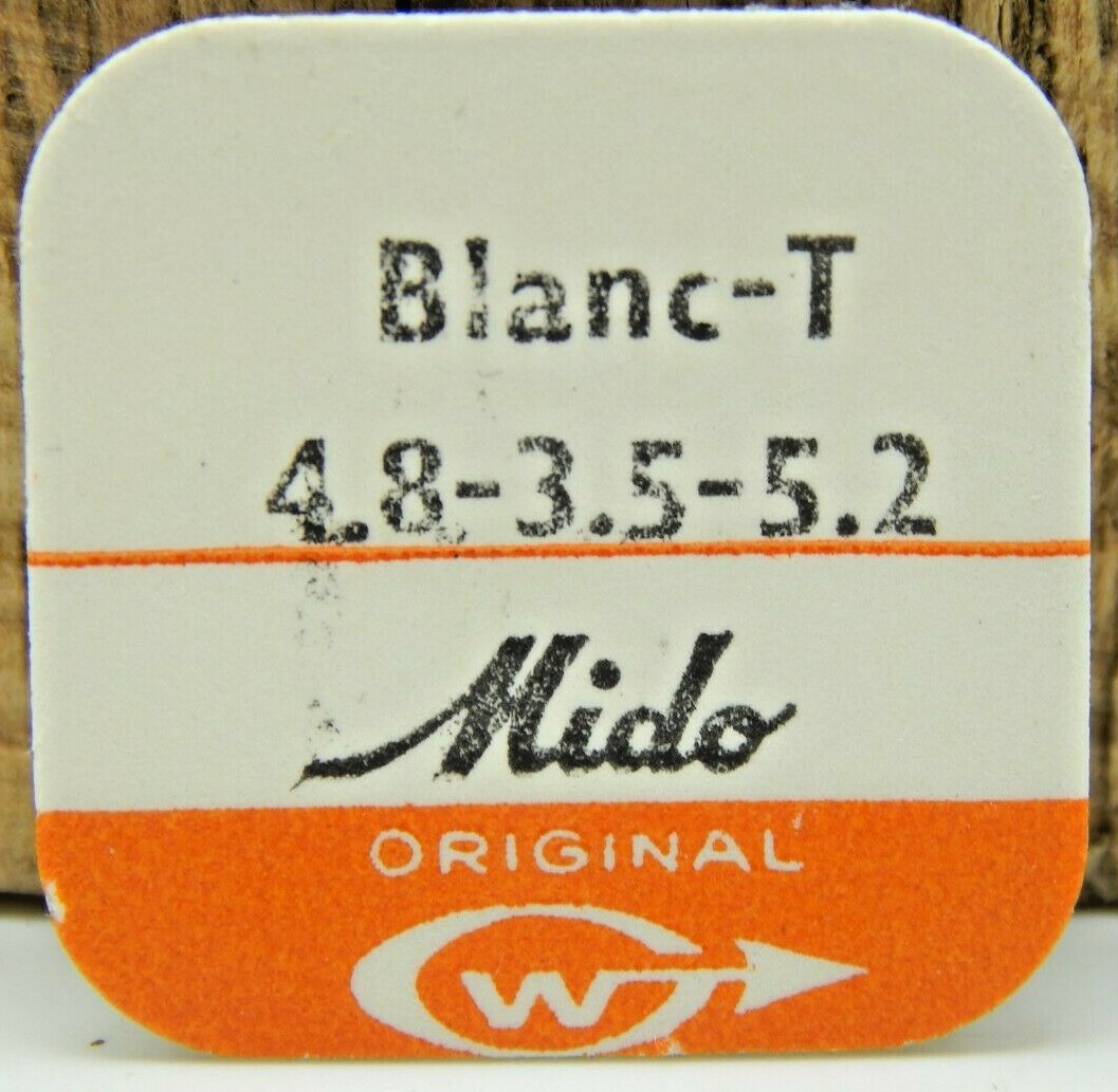 Vintage NOS NEW OLD STOCK original Mido Crown Stainless Steel 4.8-3.5-5.2 4.8mm