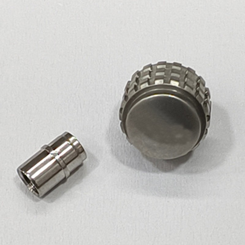 For Breitling Avenger watches 7.0MM Watch Crown And Tube Silver 2.8*2.9MM