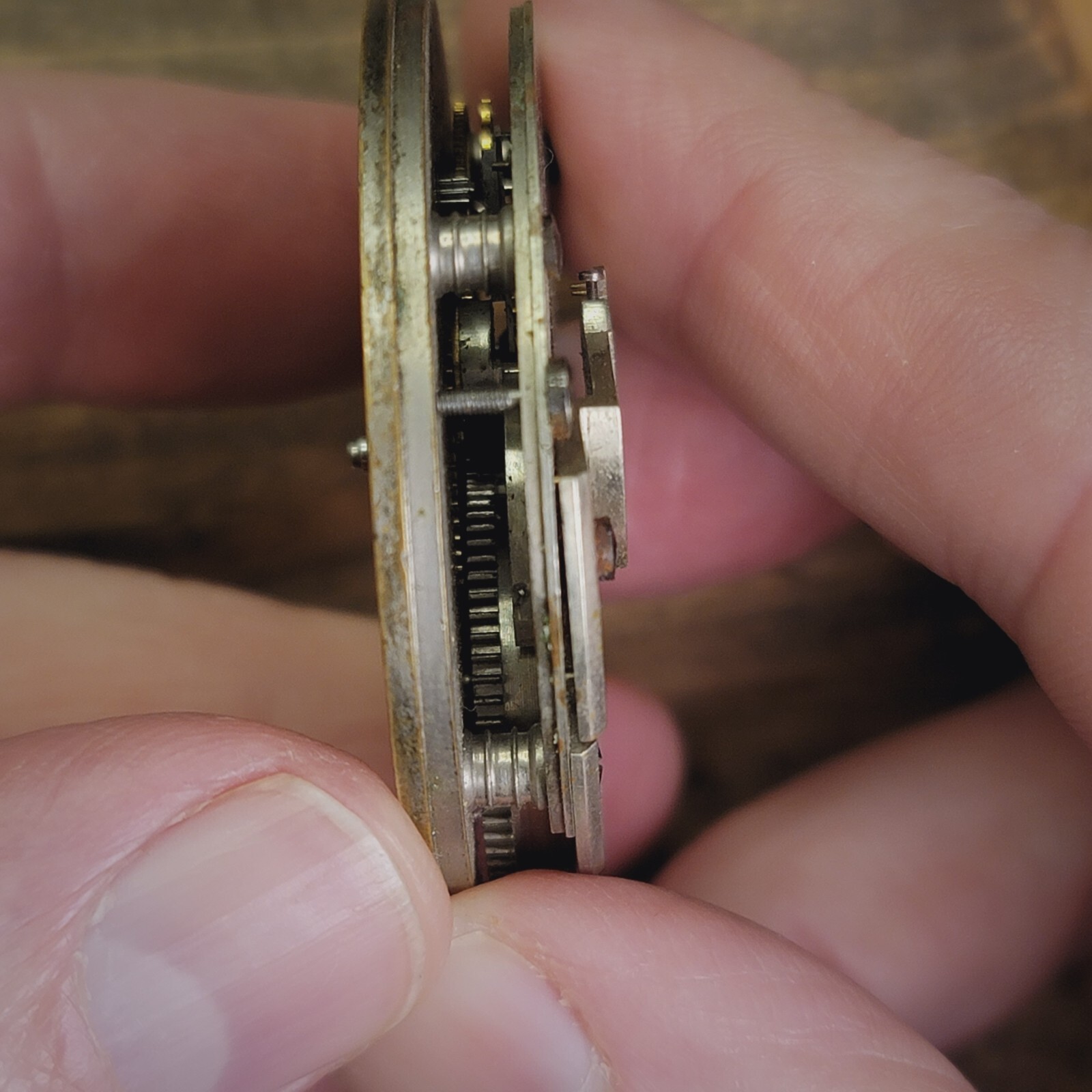 Antique Dueber Hampton Watch Co. Movement #661276 Parts / Repair 45.5mm