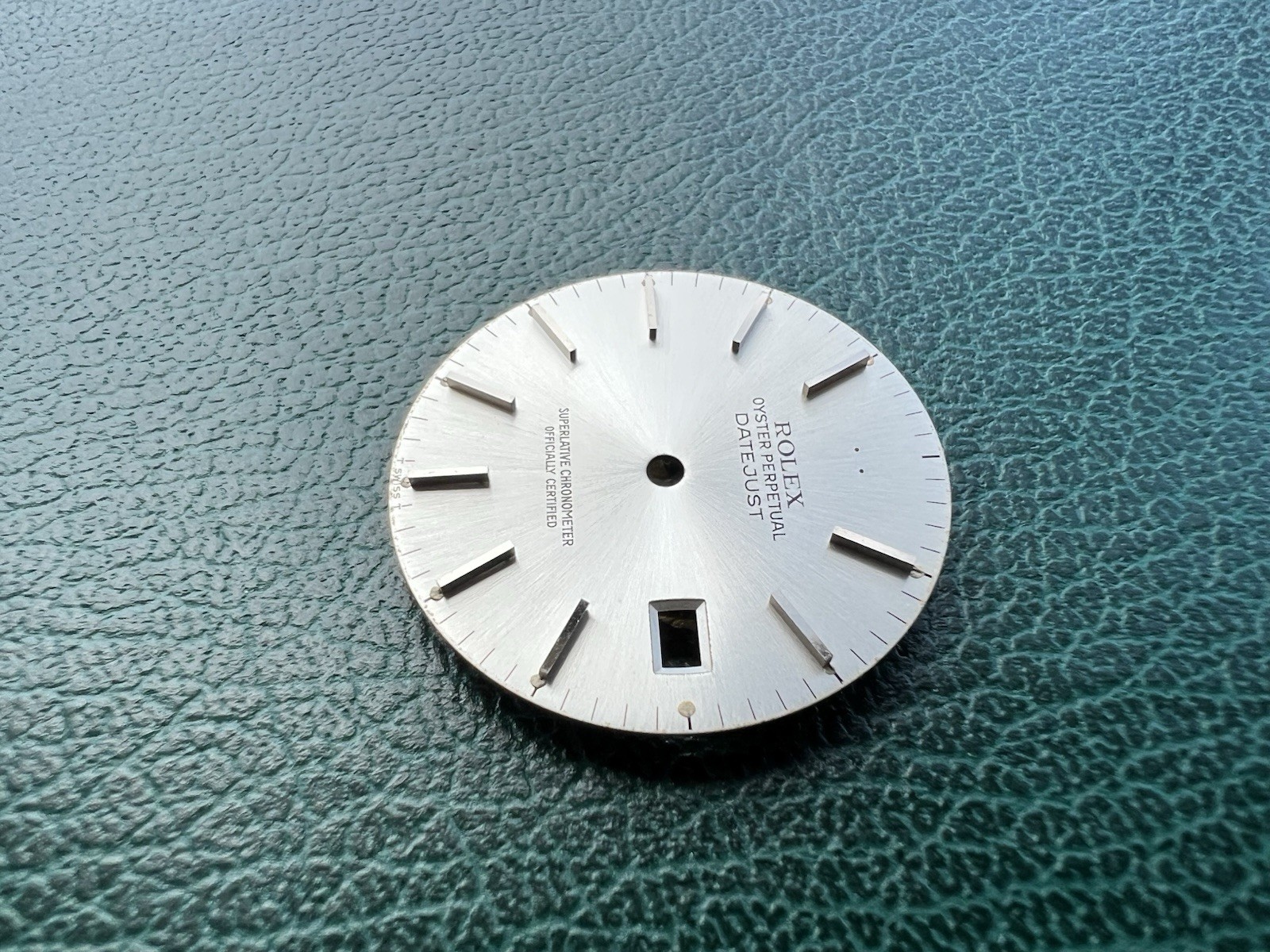 Genuine Rolex Datejust Silver Index Dial 36MM 16030 16014 16200 16234 OC#1515