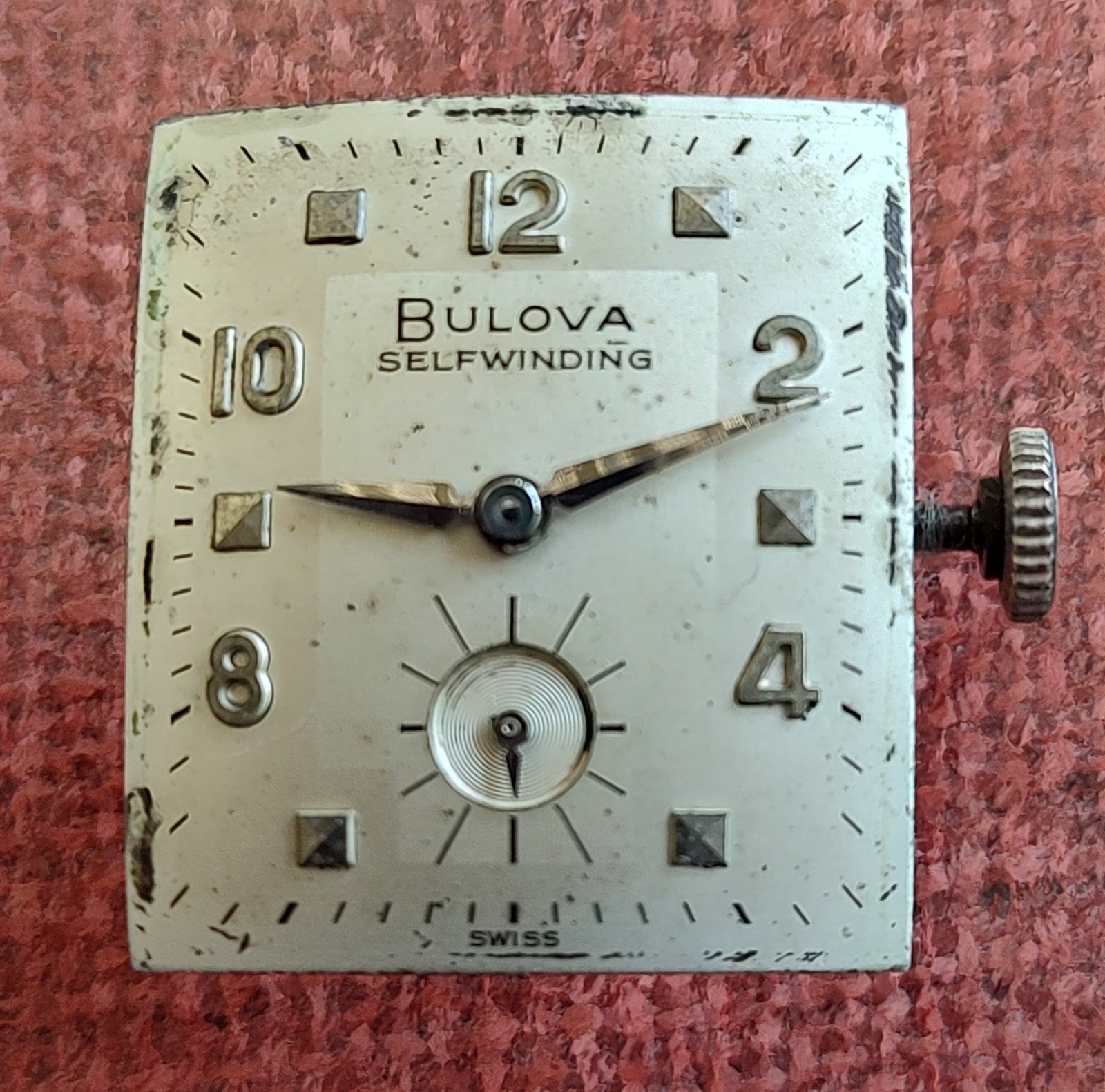 Bulova Automatic Sub Seconds Mov’t (cal 8BBA) in Running with Original Dial!