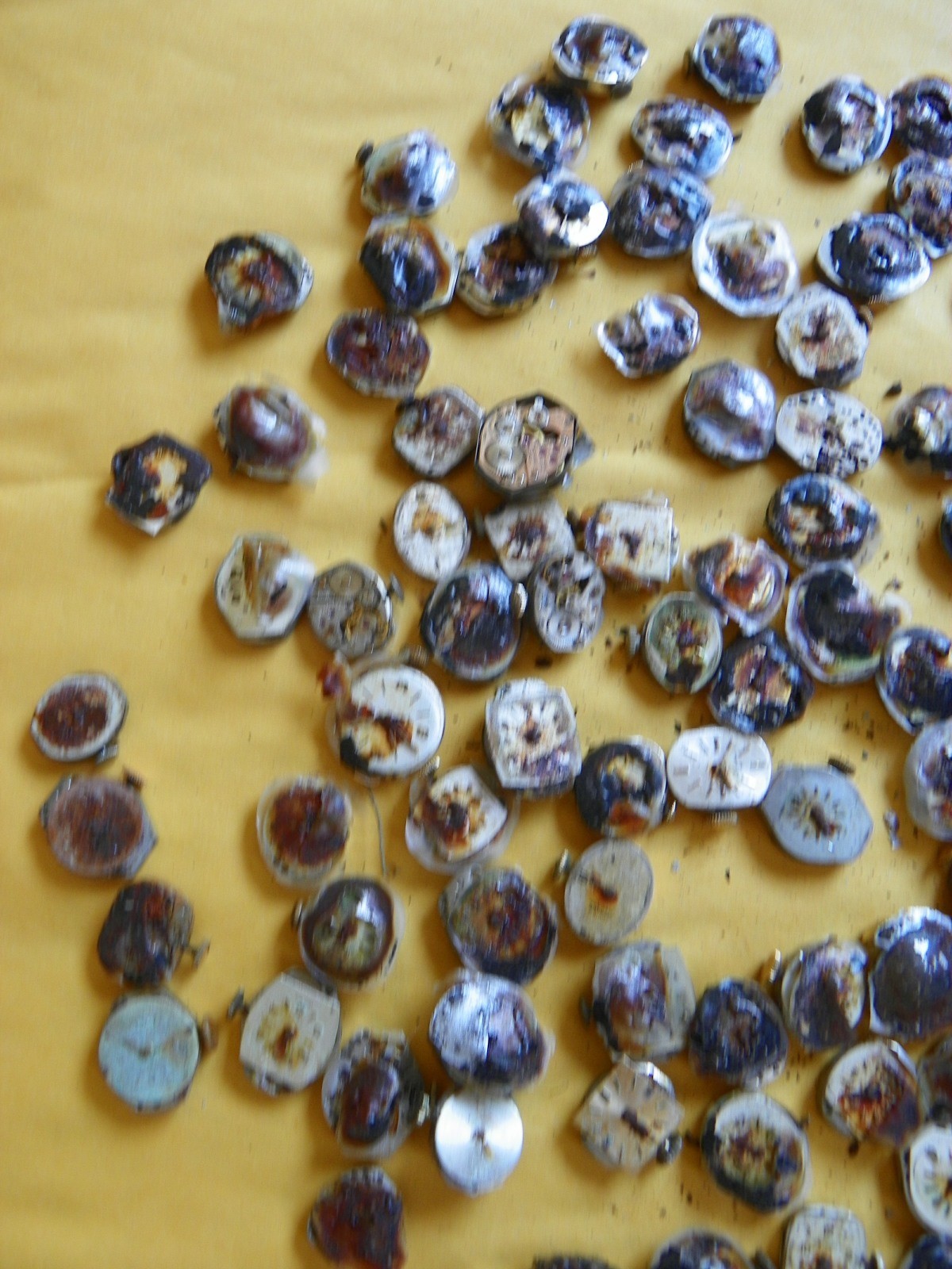 LADIES lot 107 vintage wind up wristwatch movements ART REPAIR PARTS STEAMPUNK