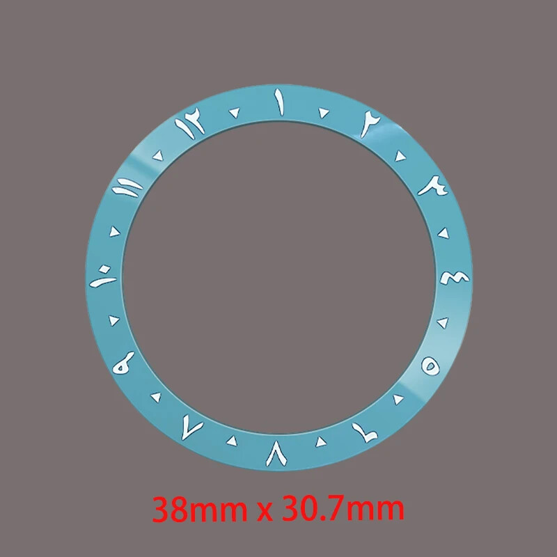Curved Ceramics Watch Bezel Insert For SKX007 SKX009 SUB GMT Case NH36 NH35