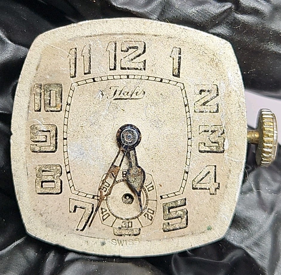 Art Deco Hafis 15j Watch Movement Parts/Repair (L2)