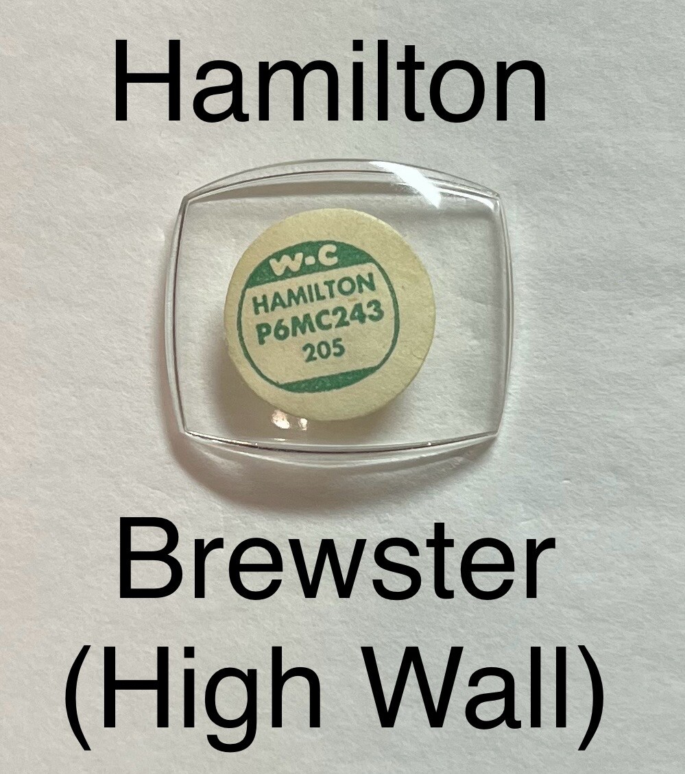 NOS Vintage 1950s Hamilton Brewster High Wall Glass Watch Crystal Antique