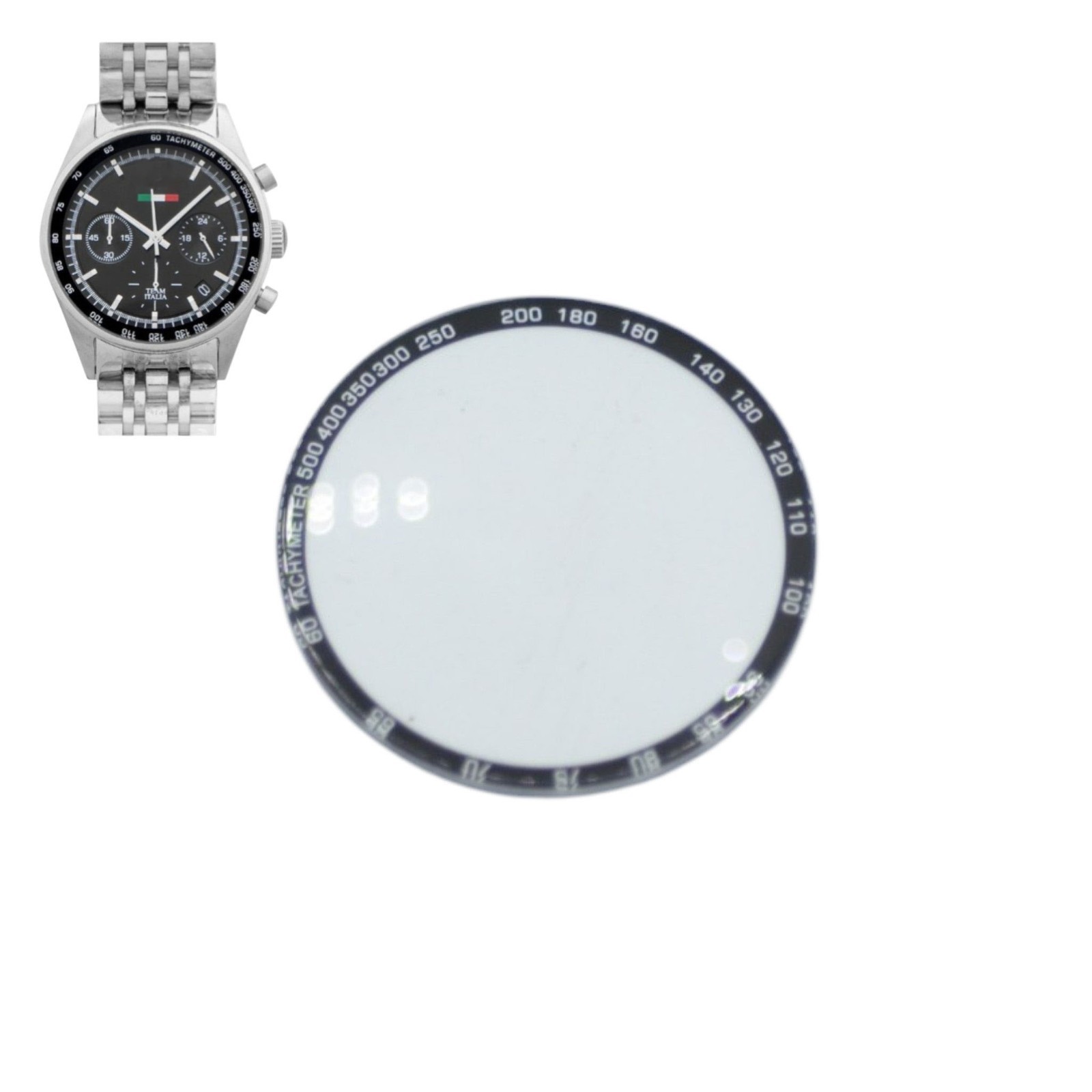 AR5984 Black Frame Watch Crystal For Emporio Armani