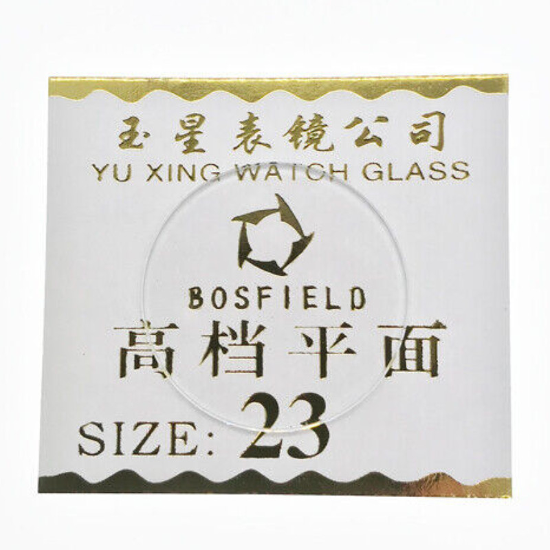 Flat Glass Crystal Round Replacement Watch Clear Glass Lens 23mm Diameter 1Pcs