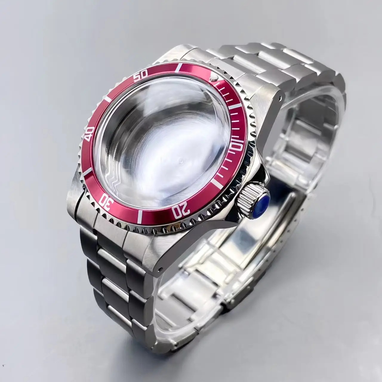 NH35 Vintage Case 39.5MM Stainless Steel 120-Click Watch Case with Sub/Gmt Alloy