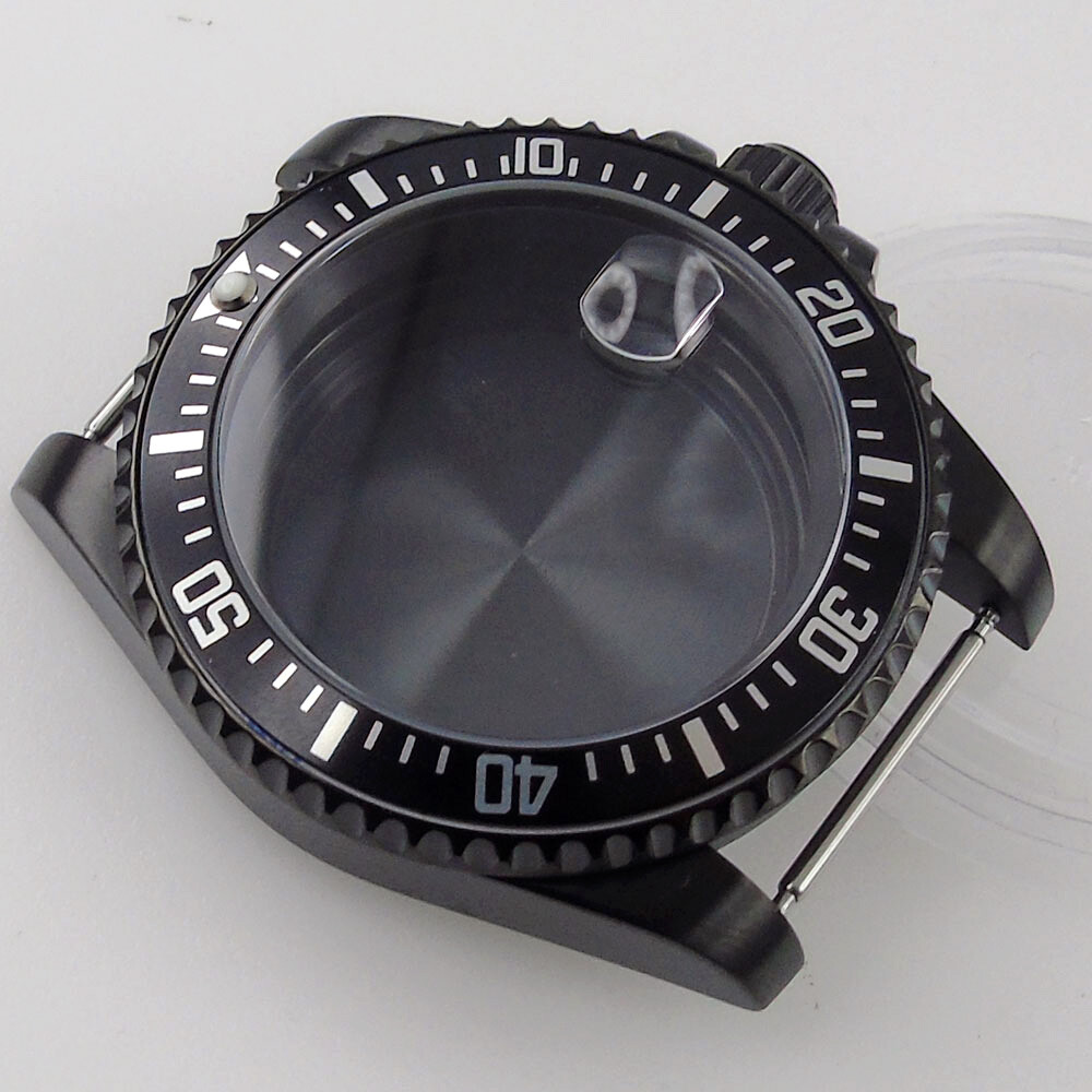 40mm Sapphire Crystal Watch Case Fit NH35 Miyota8215 ETA2824 2836 DG2813 PT5000