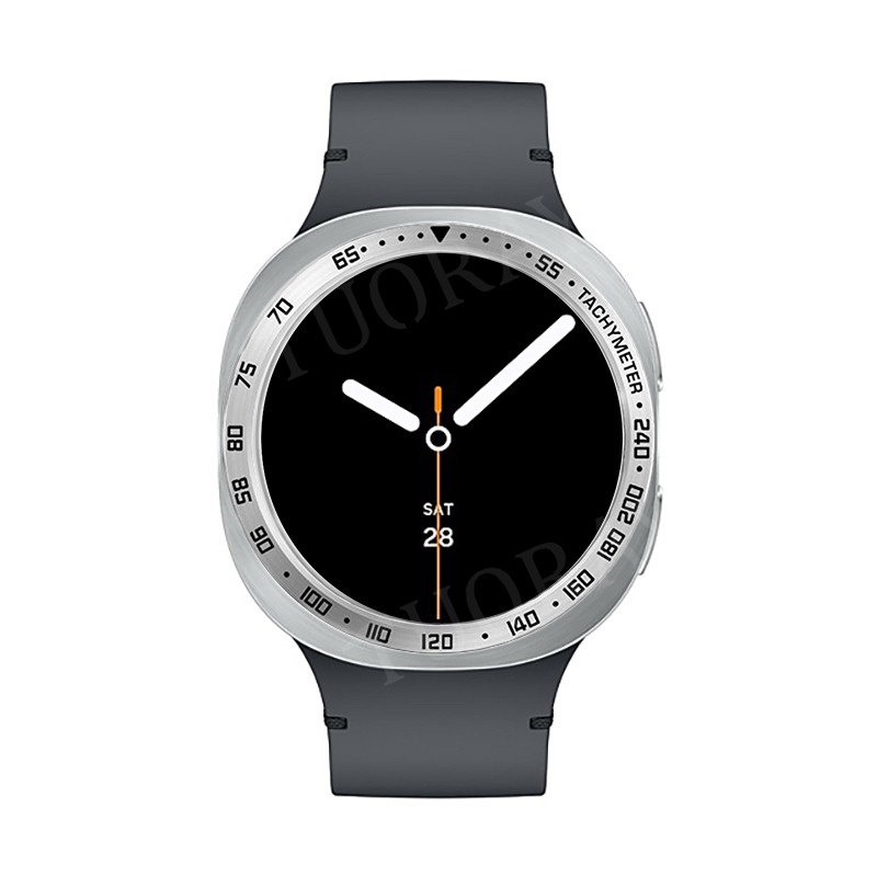 For Samsung Galaxy Watch 8/8Classic 46/44/40mm Bezel Ring Metal Watch Cover Case