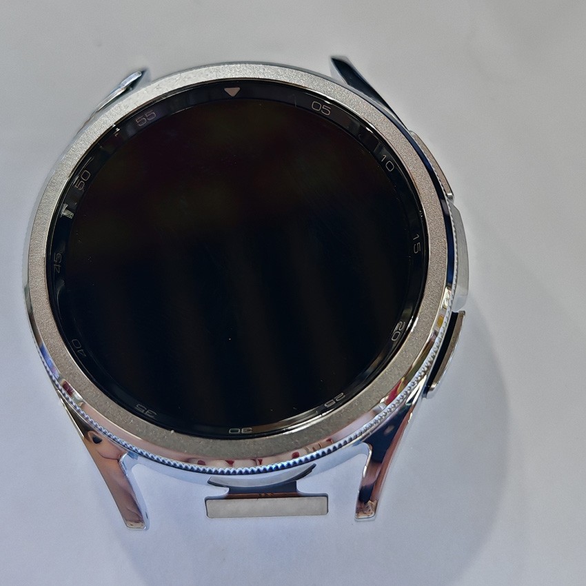 Black/Silver Screen with Frame For Samsung Watch 6 Classic 43mm R950 R955