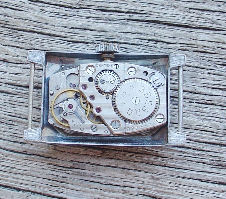 Vintage Rary Soviet ZVEZDA Mens Watch 15 jew. 4-1959 SERVICED
