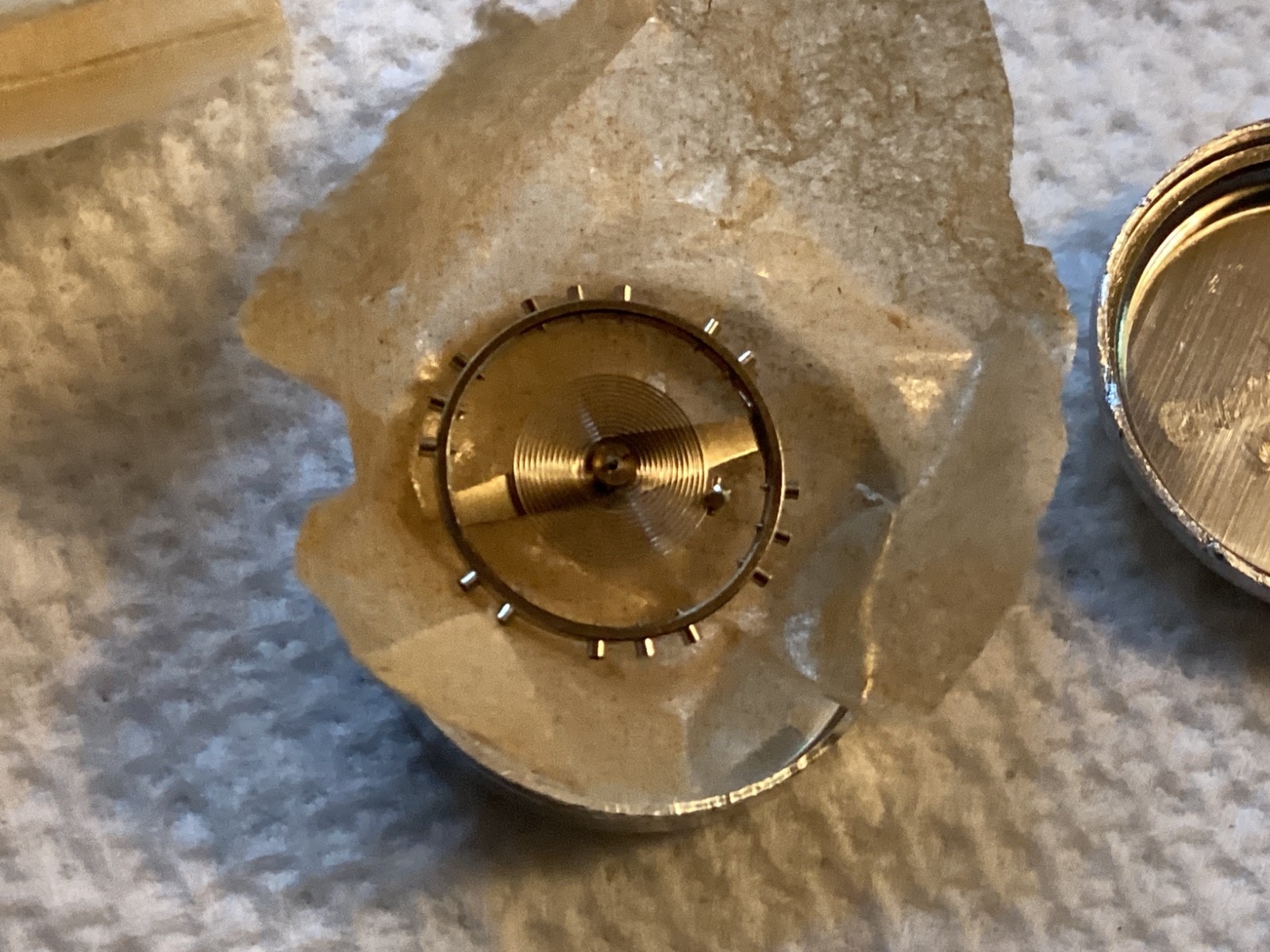 Benrus DR caliber balance wheel complete parts NOS