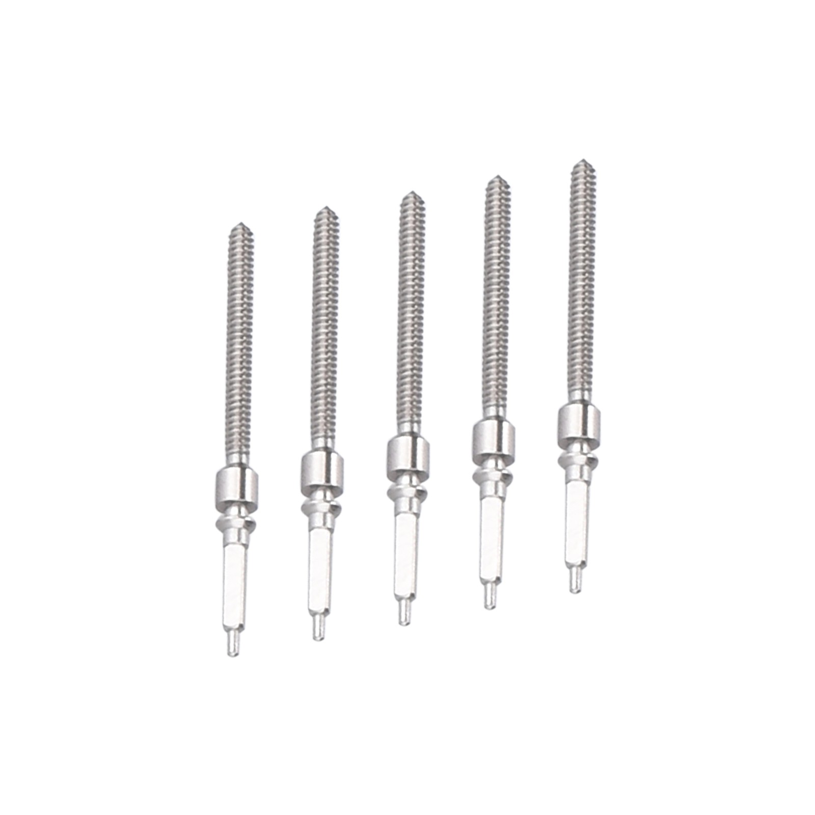 5Pcs Steel Watch Winding Stems Repair Parts For Seagull ST1902 / ST1901 Watch a